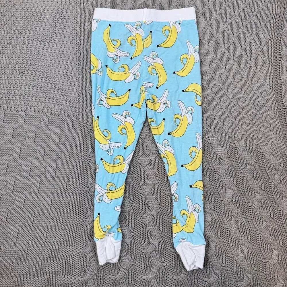 Little Sleepies Banana Print Pajama Pants Viscose Bamboo & Spandex  18/24M